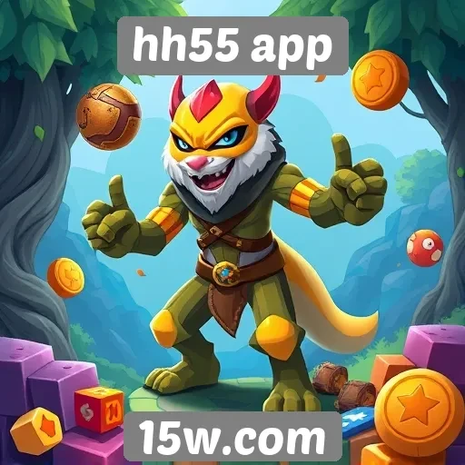 hh55 app oferece diversas opções de jogos online